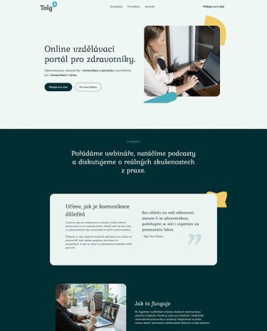Online vzdělávací portál pro zdravotníky - Tolg.Online