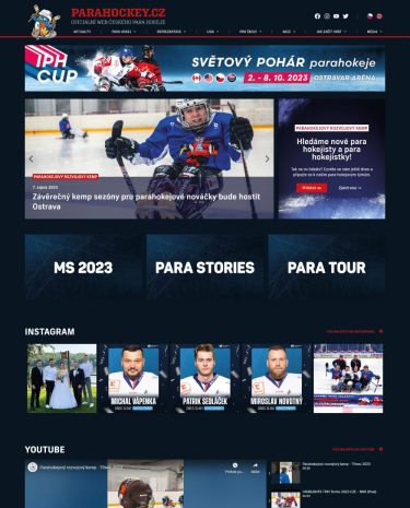Oficiální webové stránky Českého Parahokeje - Parahockey.cz