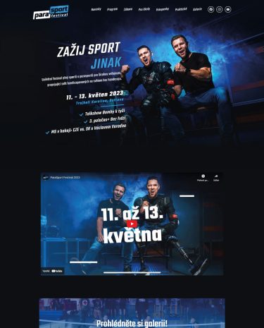 Oficiální webové ParaSportFestivalu - Parasportfestival.cz